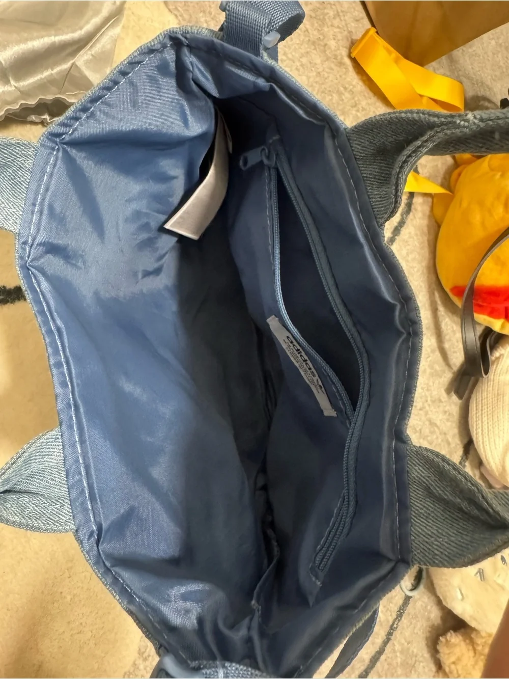 adidas x Disney Mickey Mouse Denim Crossbody Tote Bag